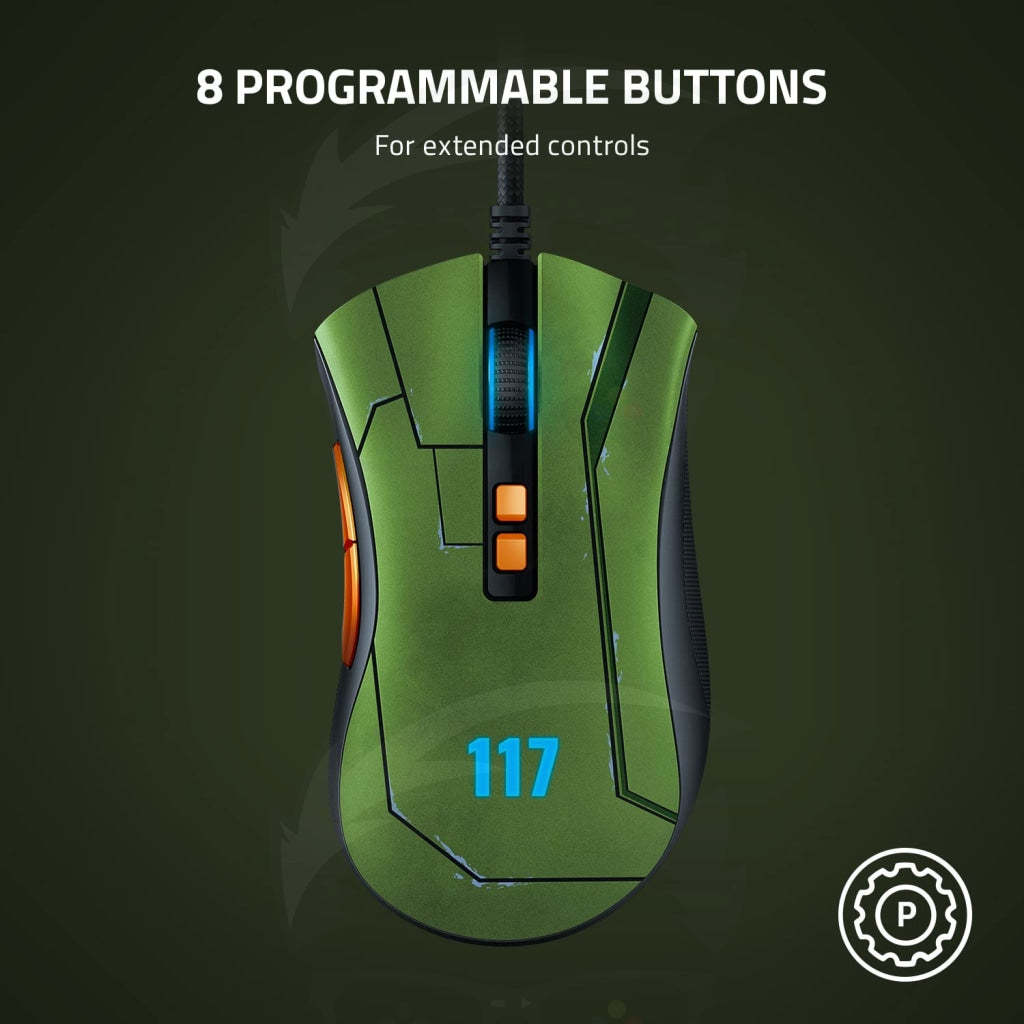 Razer DeathAdder V2 Wired Gaming Mouse - Halo Edition Razer DeathAdder V2 Wired Gaming Mouse - Halo Edition